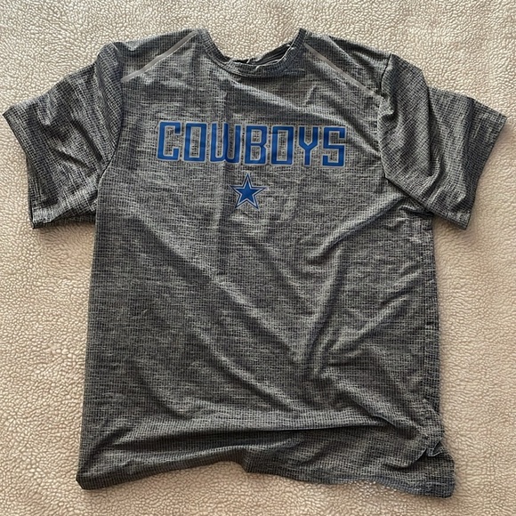 Two Moisture Wicking Lightweight Dallas Cowboys T-Shirts - Picture 2 of 6